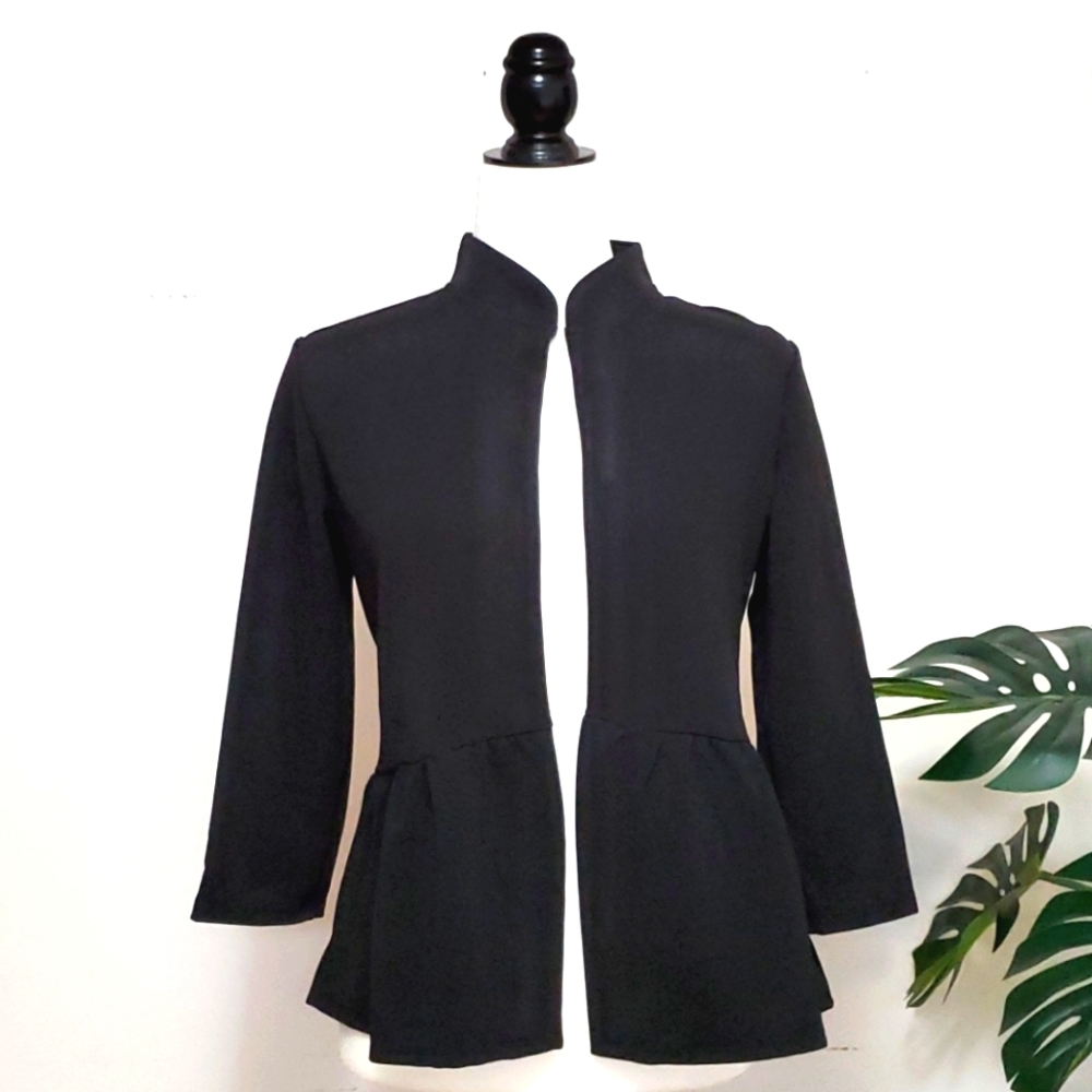 Angled Peplum Jacket Size Small NWOT